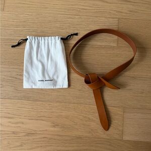 Isabel Marant Tan Leather Belt